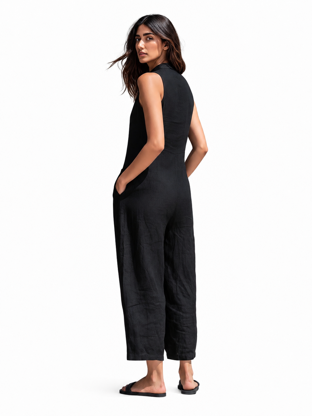 Claudia™ | Mono minimalista de lino
